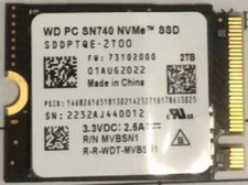 Nuovo WD PC SN740 M.2 2230 SSD