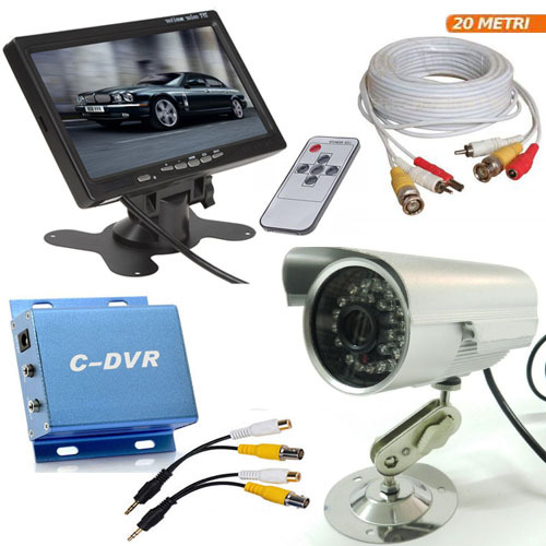 Kit videosorveglianza con - kit, dvr