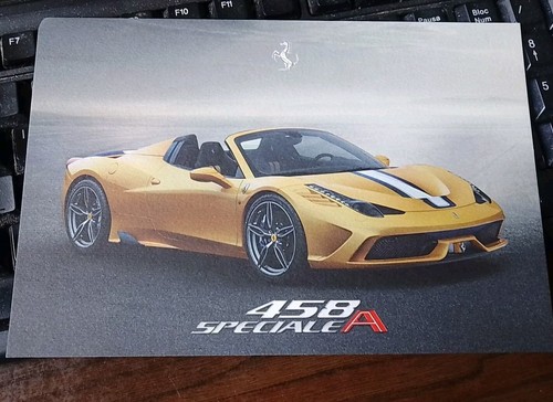 Ferrari 458 speciale card - ferrari, a