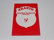 ABARTH  CATALOGO RICAMBI E ACCESSORI SPECIALI (X1-25)