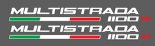 2 Adesivi DUCATI MULTISTRADA 1100 S bandierina italia tutti COLORI DISPONIBILI 