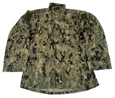 Giacca Blusa Uniforme Nuova US Navy USN NWU Tipo III AOR2 Funzionante Piccola Lunga