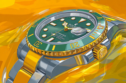 Rolex submariner pop art - pop,