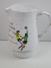 vecchia brocca trofeo calcistico COPERCHIA PELLEZZANO di CERAMICA VELIA SALERNO