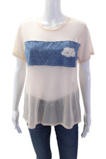 T-shirt donna Emma & Sam beige