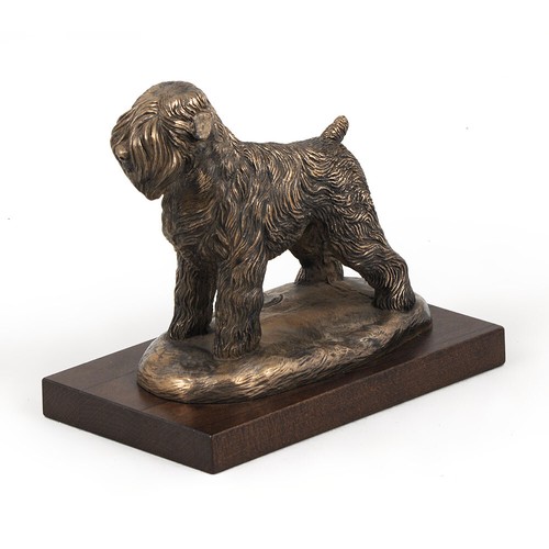 Figura legno terrier - figura,