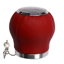 ALFA   Pomello di cambio in pelle retroilluminato  sistema a siringa  led rosso
