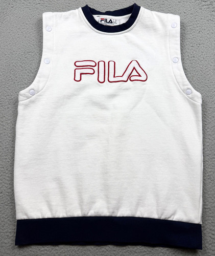 Gilet vintage fila spalla - gilet,