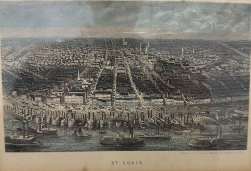 Stampa litografica antica - , 1853