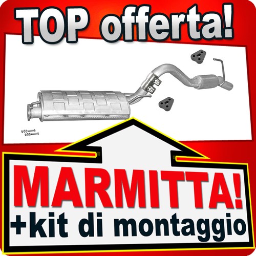 Silenziatore posteriore - silenziatore,