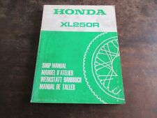 Honda XL250R 1984 OEM Shop
