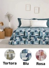 Trapuntino Stampato Lennart Linea Oro Matrimoniale 1 Posto Geometrico