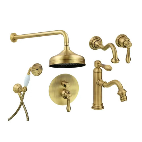 Set bagno con miscelatore