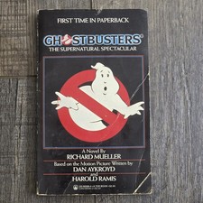 Vintage Ghostbusters Book Paperback 1st Printing Movie Novelization 1985