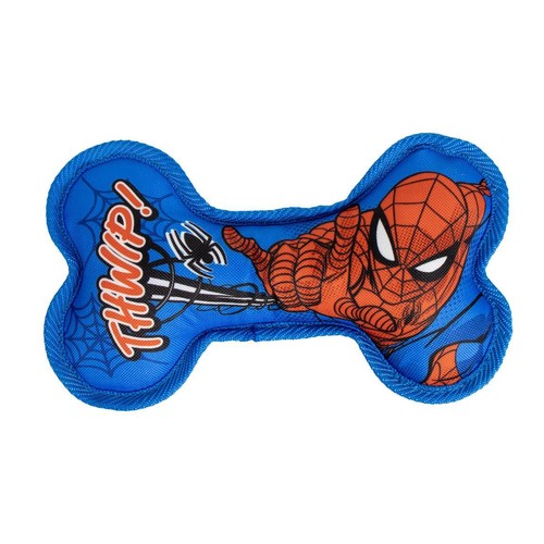 Tpr spiderman dog toy - spiderman, red