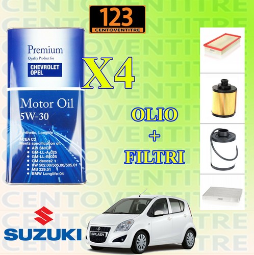 Kit tagliando suzuki splash - suzuki,