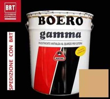 PITTURA AL QUARZO Boero COLORE OCRA S 2030-Y20R BOERO ANTIALGA 14 lt GAMMA
