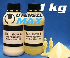 RESINA POLIURETANICA BICOMPONENTE 515 SLOW - CONFEZIONE DA GR. 250-500-1000