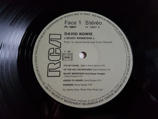 LP David Bowie - Scary Monsters RCA France - RARE pale grey label