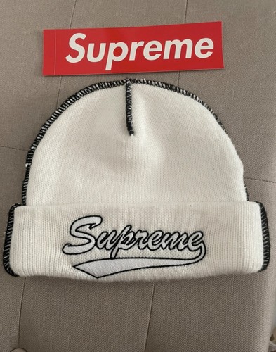 Supreme beanie script logo - beanie,