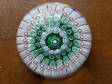 Grande fermacarte in vetro con