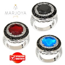 Anello a sigillo tondo in