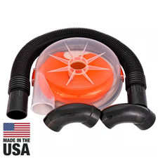 Separatore di polveri ciclonico ad alta efficienza nuovo durevole 12 pollici Diapositiva con 2,5 pollici Pantalone