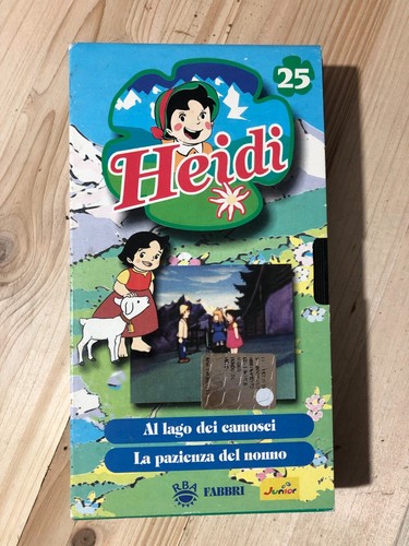 Vhs fabbri heidi al lago - 25:,
