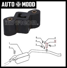 Supporto scarico silenziatore - supporto,