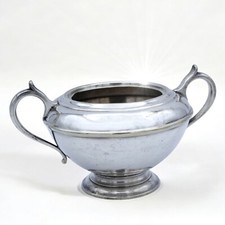 Antica zuccheriera in argento sheffield ciotola in silver plate inglese 900 