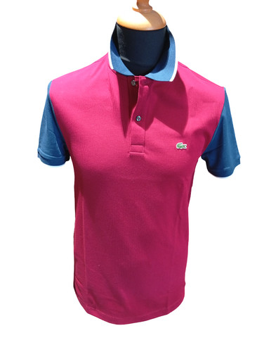 Lacoste pique contrast - contrast, slim