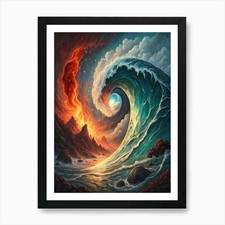 Quadro dipinto ad olio stile