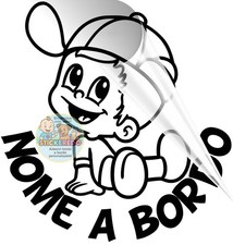 Adesivo macchina Bimbo Bimba a