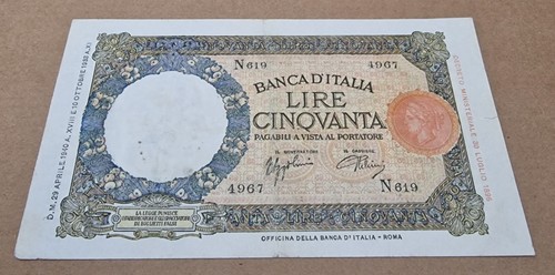Cinquanta lire lupa - cinquanta,