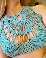 Top corto Donna Sexy Hippie