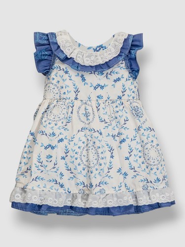 Vestito floreale cotone - , blu