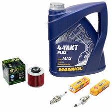 Kit Revisione Per Yamaha XVS 650 Dragstar 4L Olio 1997-2007 Filtro Olio + Candele