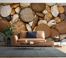 Carta da parati 3D pietre