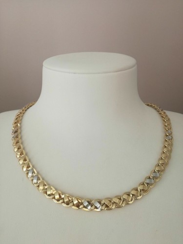 Collana uomo oro bicolore - collana,