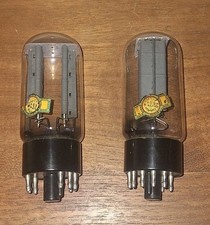 LOTTO 2 VALVOLE TERMOIONICHE SICTE AZ12 TUBO RADIO TUBE EPOCA LOT ITALY ITALIA