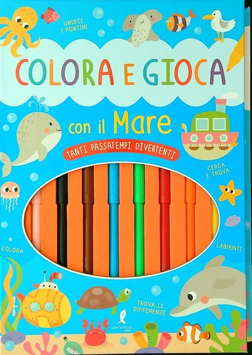 Colora gioca con - e, il