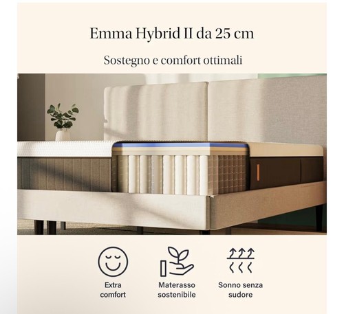 Emma materasso matrimoniale - emma,