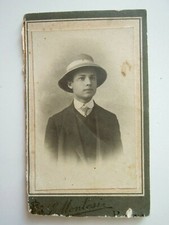 ROMA Stabilimenti Fotografici Montesi Emilio - antica foto 1800 su cartoncino 