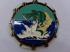Wide Mouth Bass 6" Clock Face