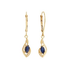 Orecchini pendenti oro 375