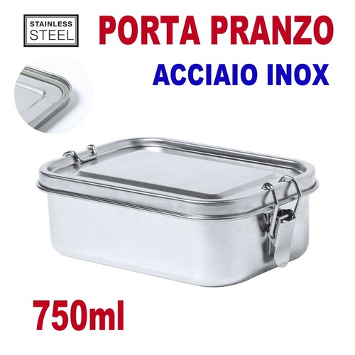 Porta pranzo acciaio inox - porta,