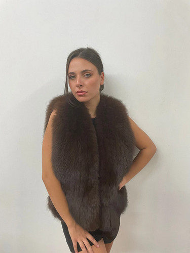 Gilet vera pelliccia - gilet,