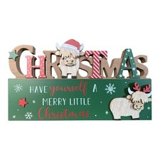 Targa Buon Natale Highland