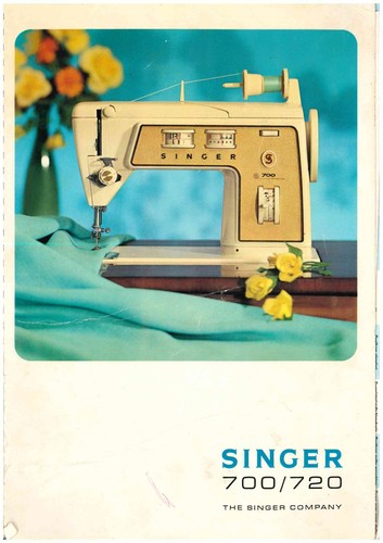Manuale singer 700 720 - singer, 700-720