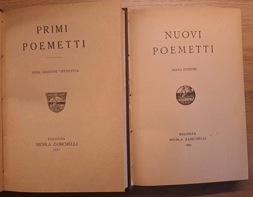 Giovanni pascoli primi - pascoli,